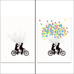 Arbre à empreinte mariage - Vélo - vue 2
