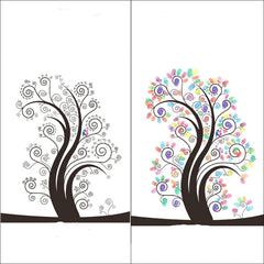 Arbre à empreinte mariage - Arbre à personnaliser - vue 2
