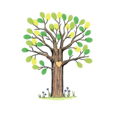 Arbre à empreinte mariage - Chêne - vue 2