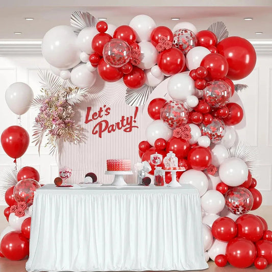 Arche de Ballon - Rouge et Blanc - vue 1