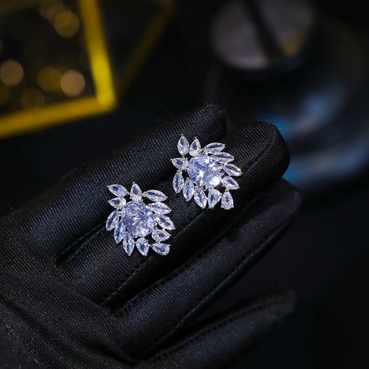 Boucle d'Oreilles Fine Mariage - vue 2