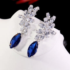 Boucle D'oreilles Goutte D'eau Mariage - vue 1