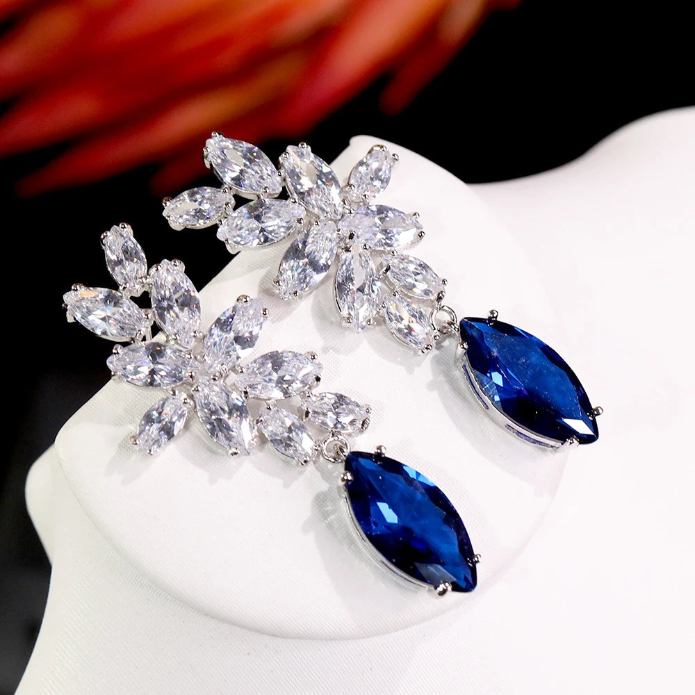 Boucle D'oreilles Goutte D'eau Mariage - vue 3