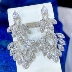 Boucle D'oreilles Pendante Mariage - vue 3
