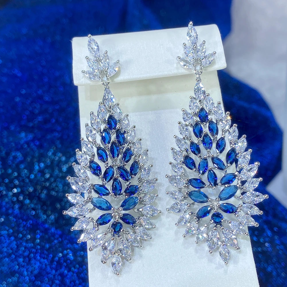 Boucle d'Oreilles Rouge Mariage - vue 3