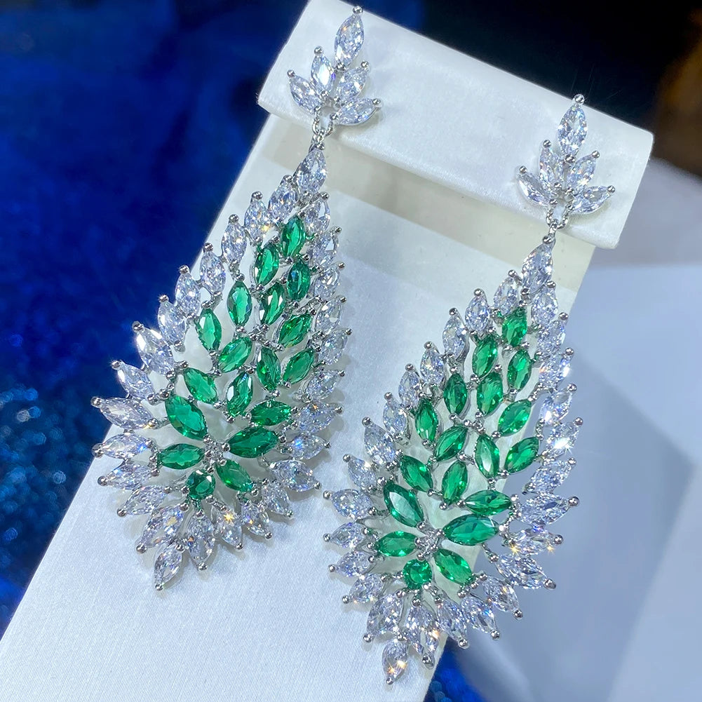 Boucle d'Oreilles Rouge Mariage - vue 4
