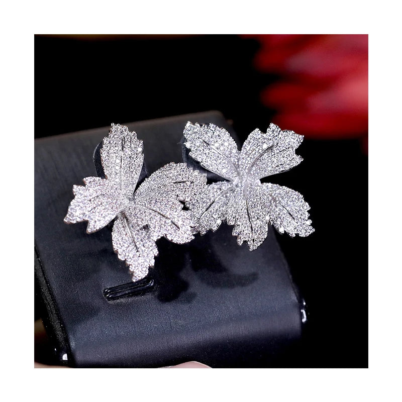 Boucle D'oreilles de Mariage Dorée - vue 3