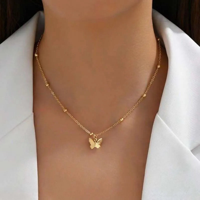 Collier de dos argenté étincelant - vue 3