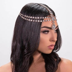 Collier de tête Dubai porté