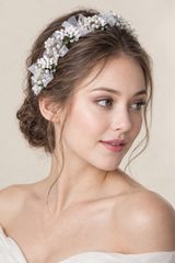 Couronne de Fleur Ariane porté