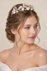 Couronne de fleur Jeune fille porté