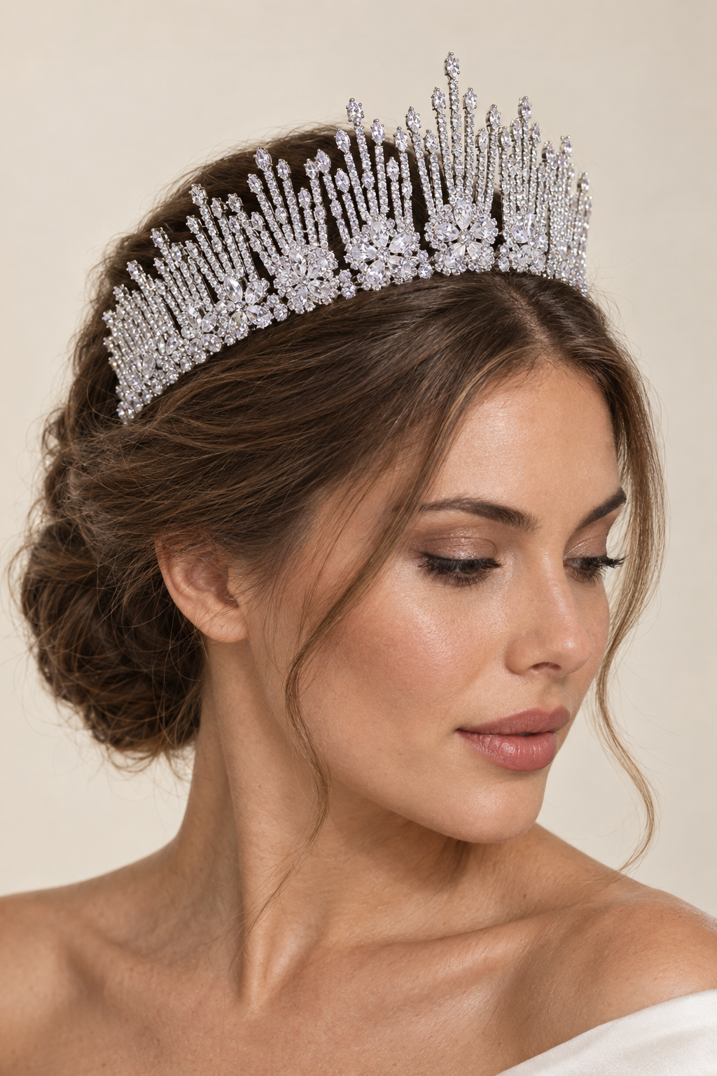 Couronne Cyrielle porté