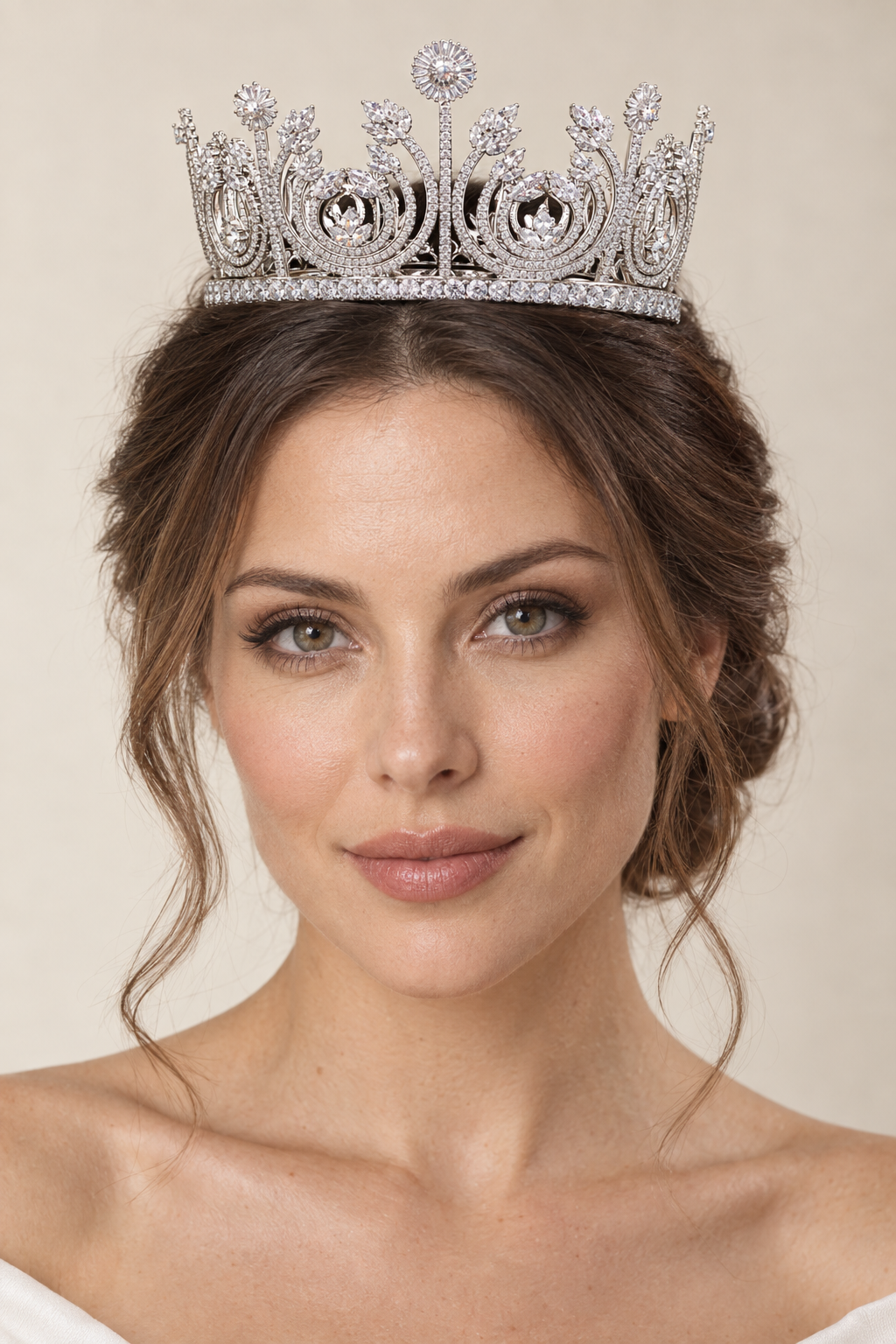 Couronne Célestine porté