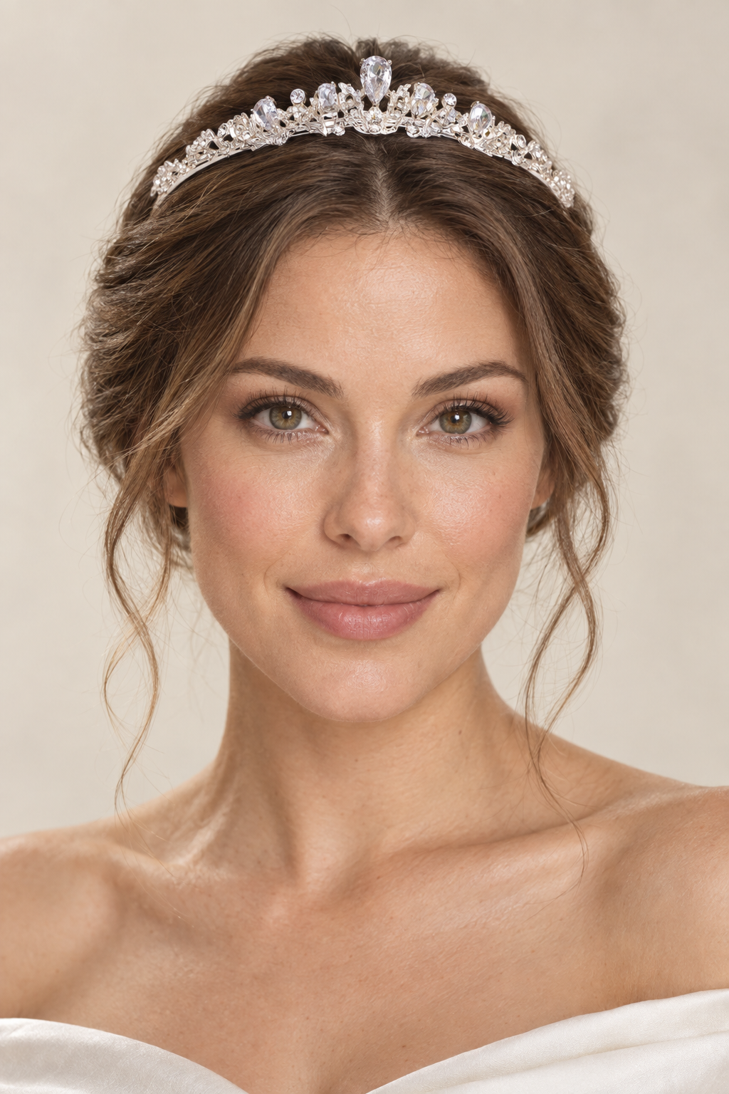 Diadème Anastasia porté