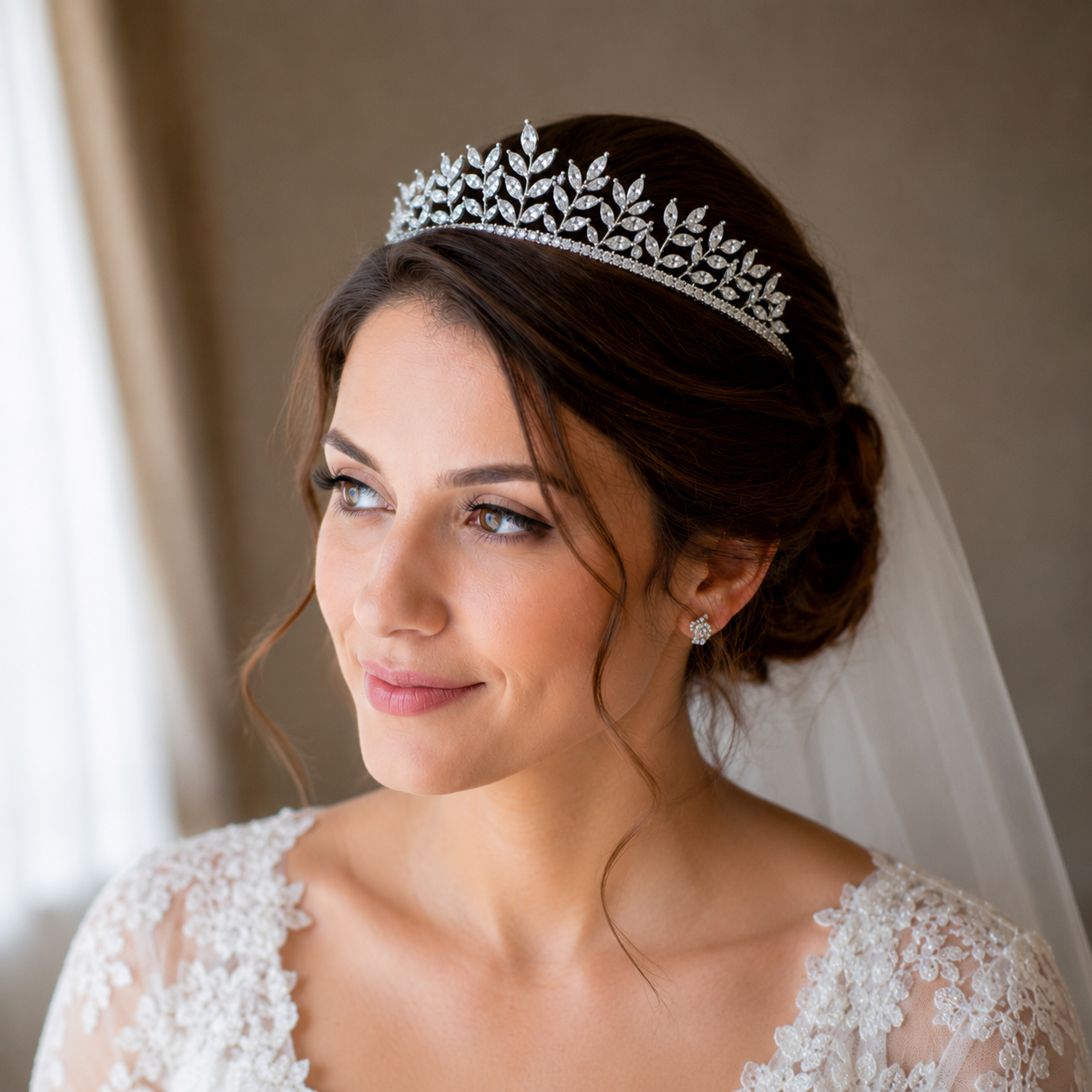 Diadème de Mariage Crystal - vue 2