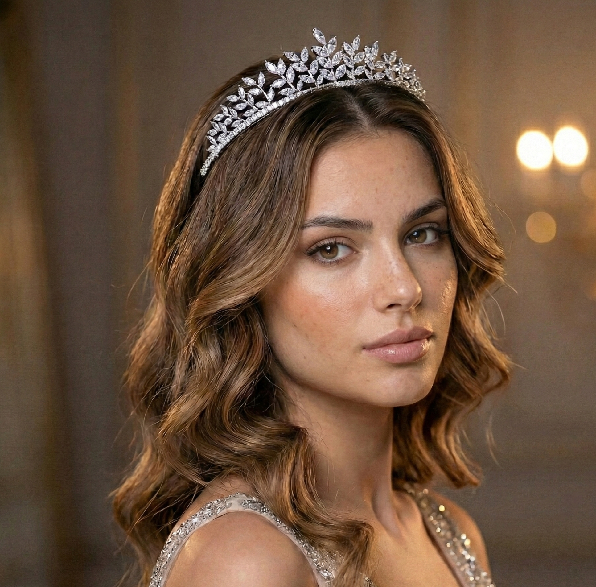 Diadème de Mariage Crystal - vue 3