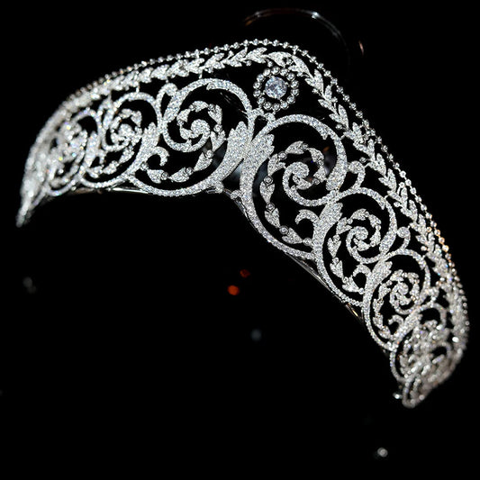 Diadème Princesse Crystal Mariage - vue 2