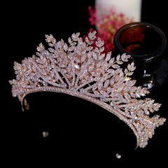 Diadème Mariage Rose Gold - vue 2