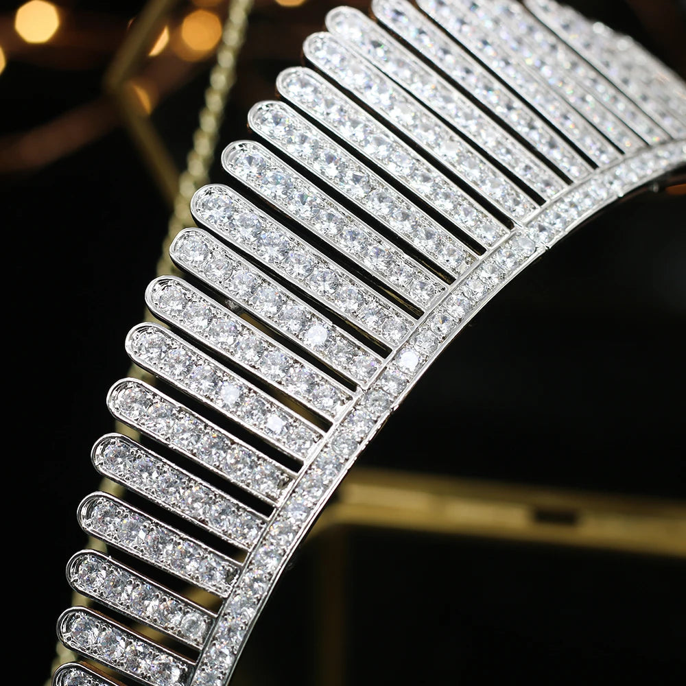 Diademe Mariage Cheveux Long - vue 4