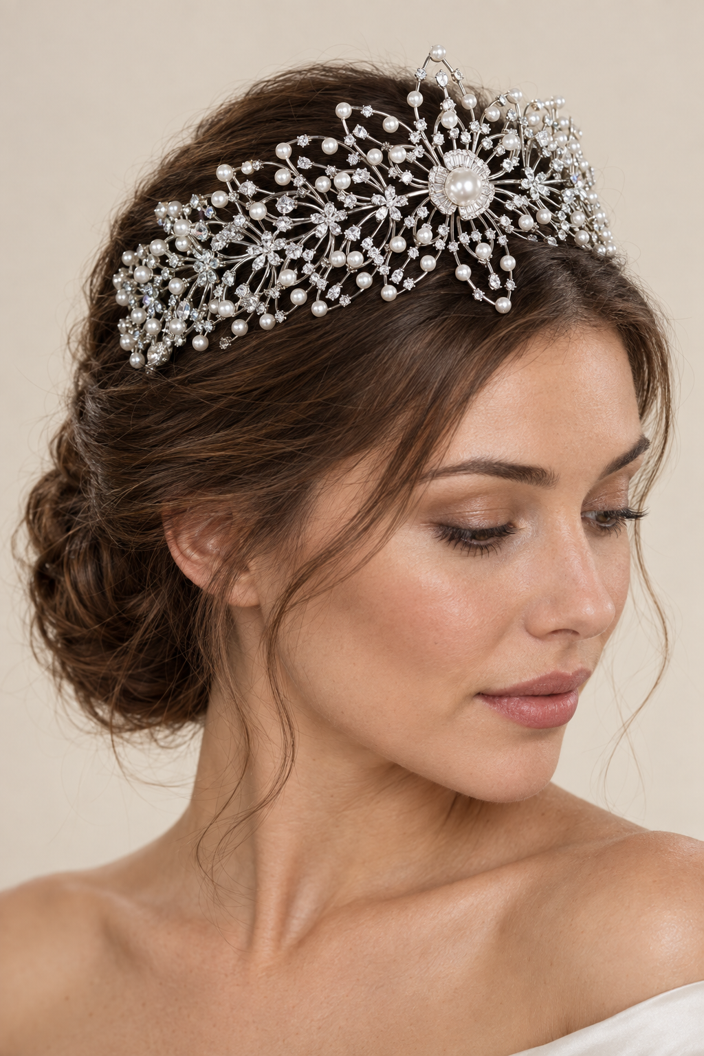 Diadème Salomé porté