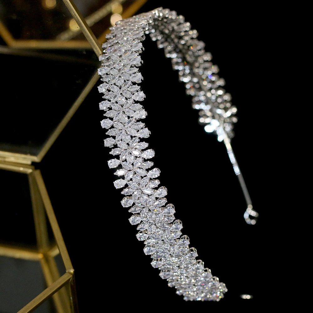 Headband Cheveux Mi-Long Mariage - vue 2