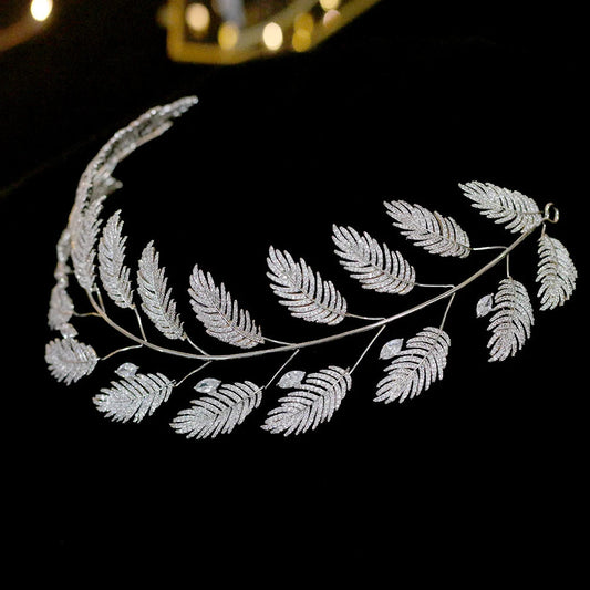 Headband Plumes Mariage - vue 1