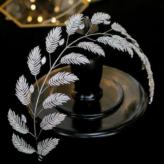 Headband Plumes Mariage - vue 2
