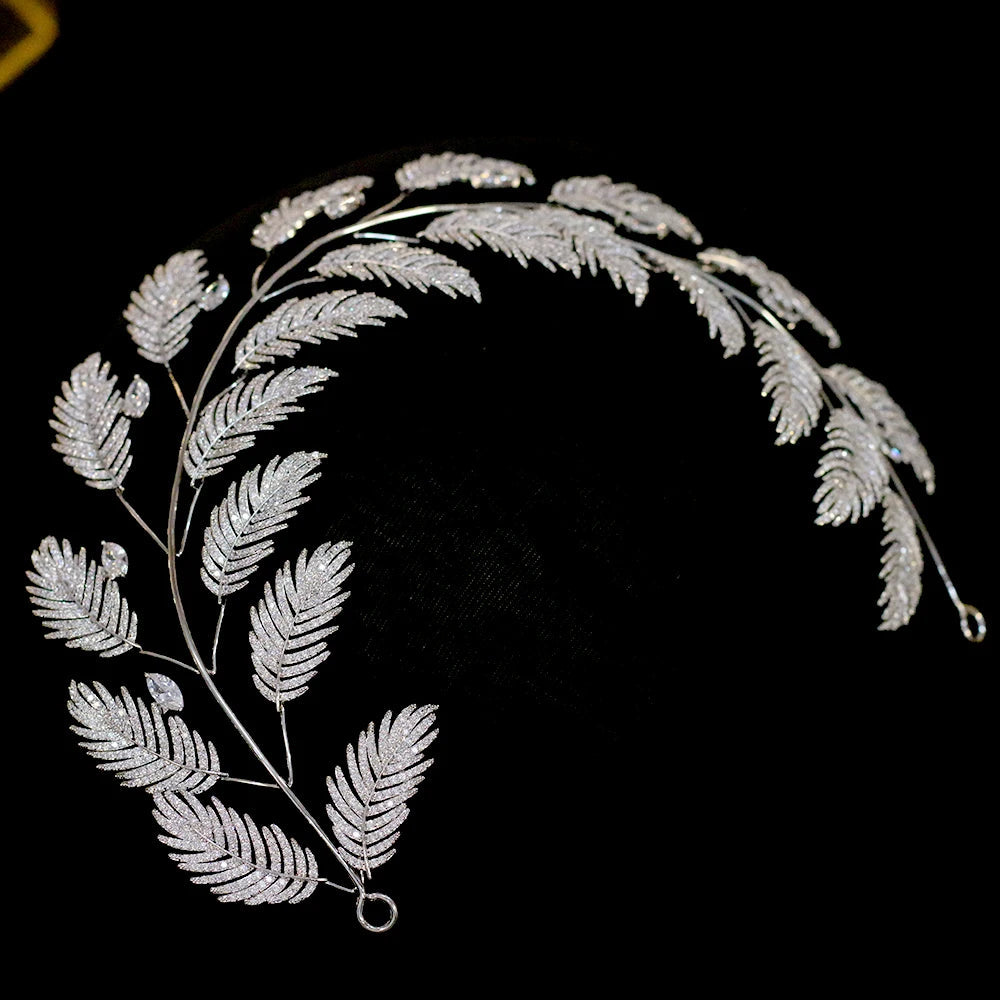 Headband Plumes Mariage - vue 3