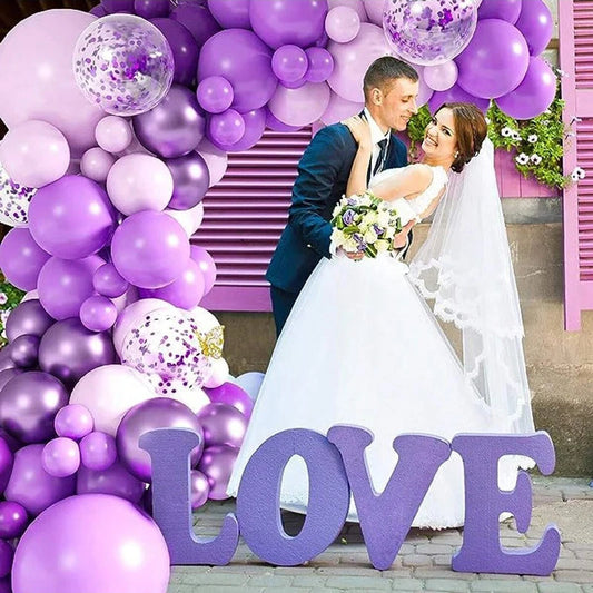 Kit Arche de Ballon - Violet - vue 2
