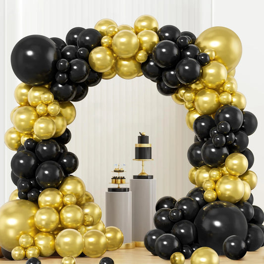Kit de Ballon - Noir et Doré - vue 1