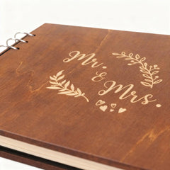 Livre D'or Mariage Bois - vue 4