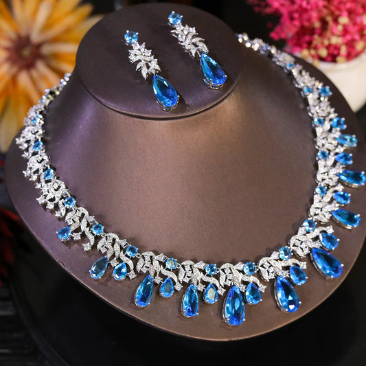 Parure Bleue de Mariage - vue 2