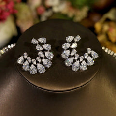 Parure Collier et Boucle d'Oreille Mariage - vue 4
