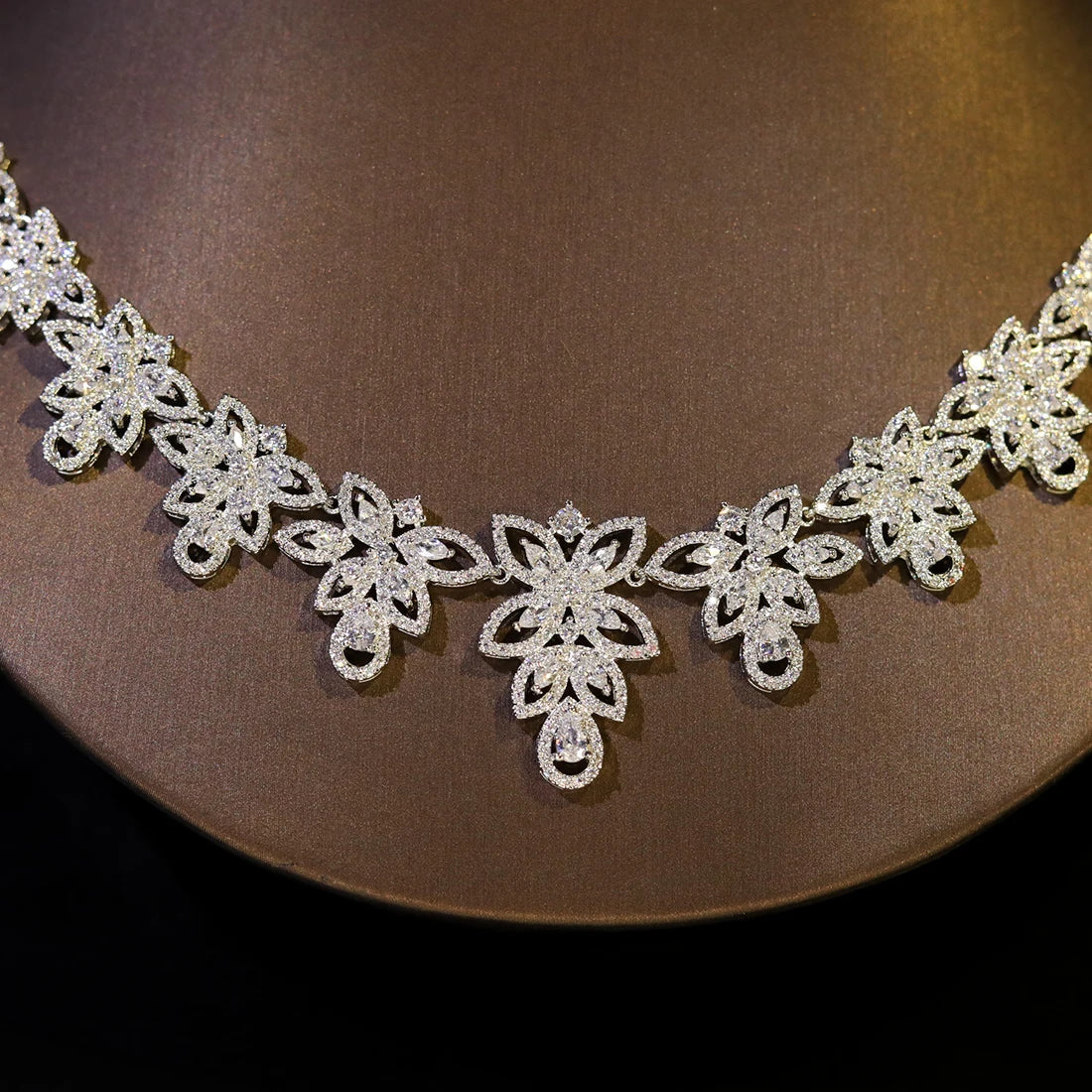 Parure Collier Boucle D'oreille Mariage - vue 4