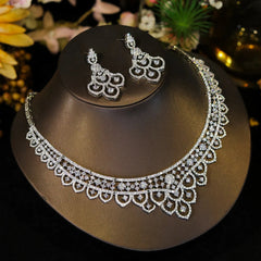 Parure de Mariage : Collier - Boucle d'oreille - vue 3
