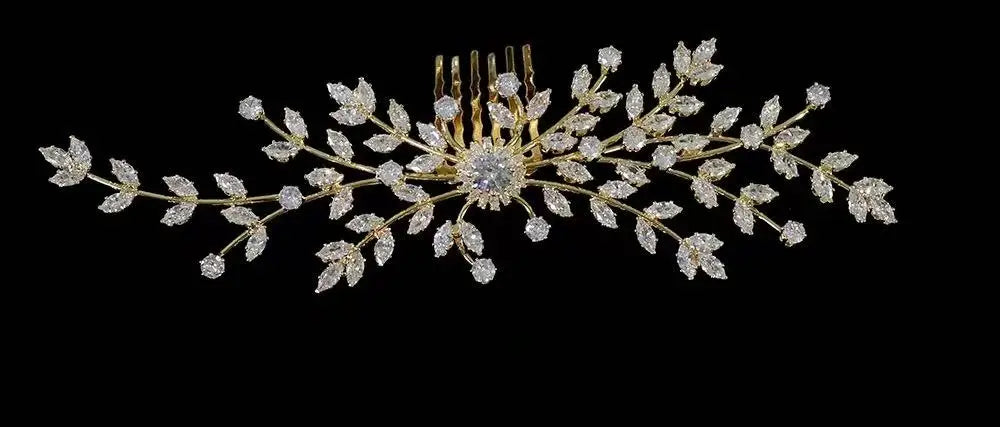 Peigne à cheveux avec Strass - vue 4