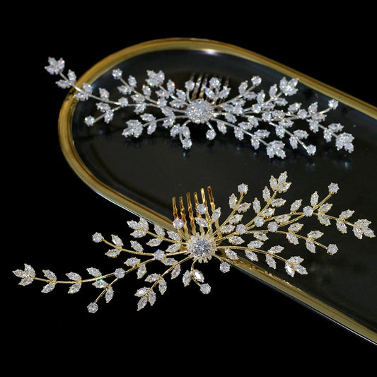 Peigne à cheveux avec Strass - vue 1
