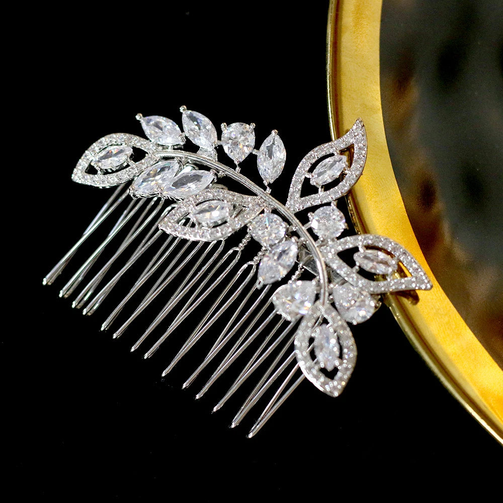 Peigne Argenté De Mariage Éventail - vue 2