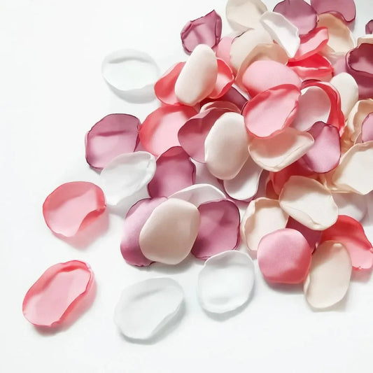 Pétale de rose - Blanche - Rose - Rouge - vue 1