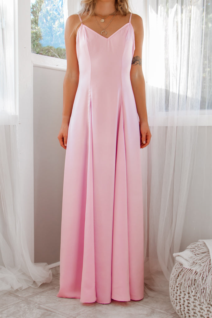 Robe De Mariée Satin Col V