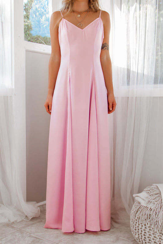 Robe De Mariée Satin Col V
