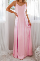 Robe De Mariée Satin Col V