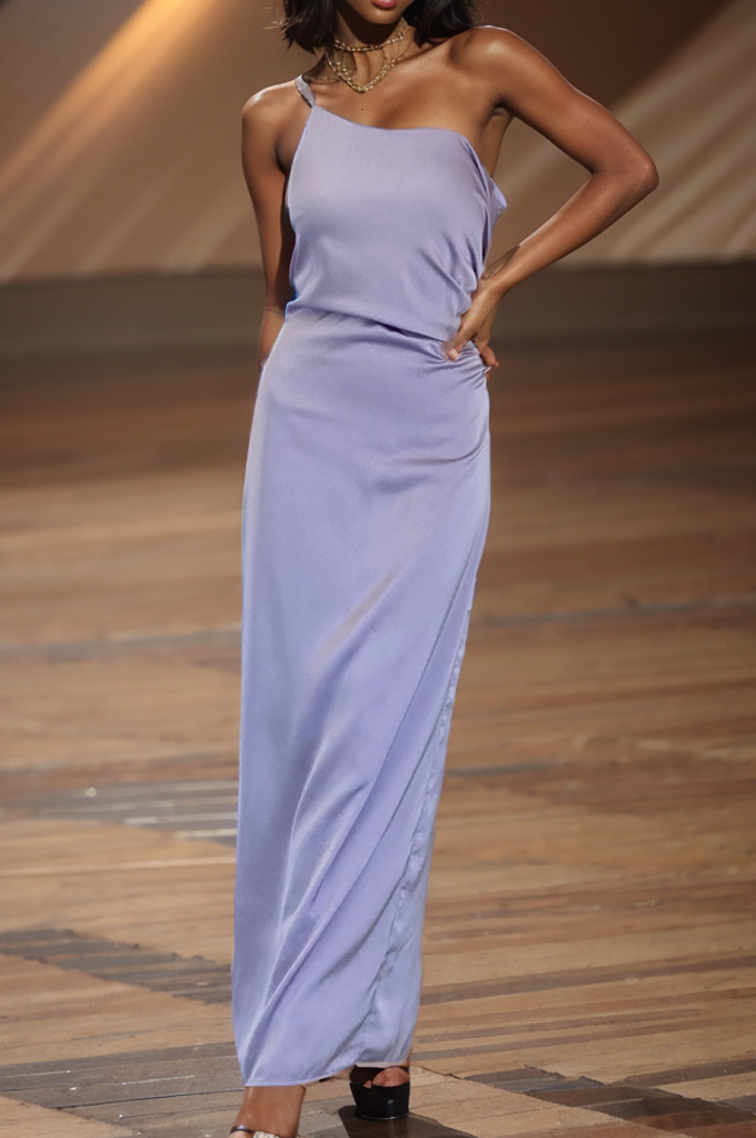 Robe De Mariée Asymétrique En Satin Briar - vue 1