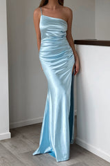 Robe De Mariée Asymétrique En Satin Elise - vue 3