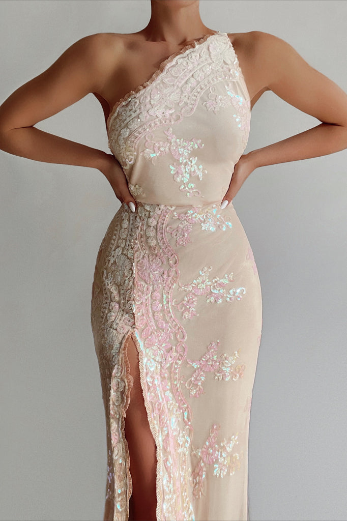 Robe De Mariée Asymétrique Iridescente - vue 1