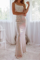 Robe De Mariée Asymétrique Irisée - vue 3