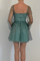 Robe De Mariée Courte Bustier Romantique - vue 2