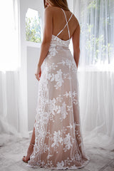 Robe De Mariée Fendue Scintillante - vue 6