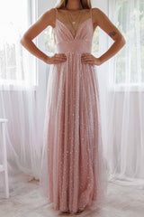 Robe De Mariée Fluide À Sequins - vue 13