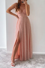 Robe De Mariée Fluide À Sequins - vue 14